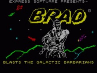Brad Blasts The Galactic Barbarians (1983)(Express Software) Rom